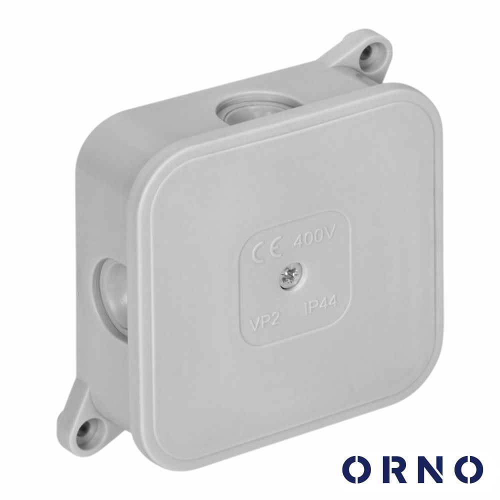 Caixa De Derivação Estanque C/ 4 Entradas 85X85X35mm ORNO