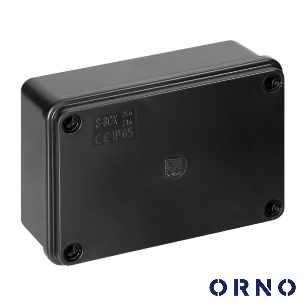 Caixa De Derivação Estanque 120x80x50mm Preto IP65 ORNO