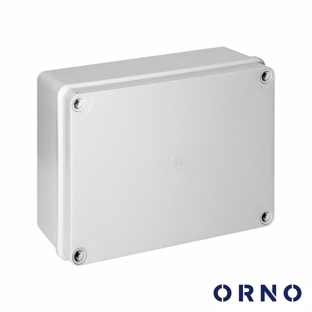 Caixa De Derivação Estanque 190x140x70mm Cinzento IP65 ORNO