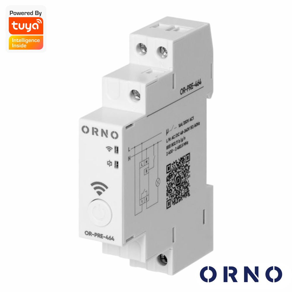 Temporizador Astronómico 16A 230V P/ Calha DIN Wi-Fi Tuya
