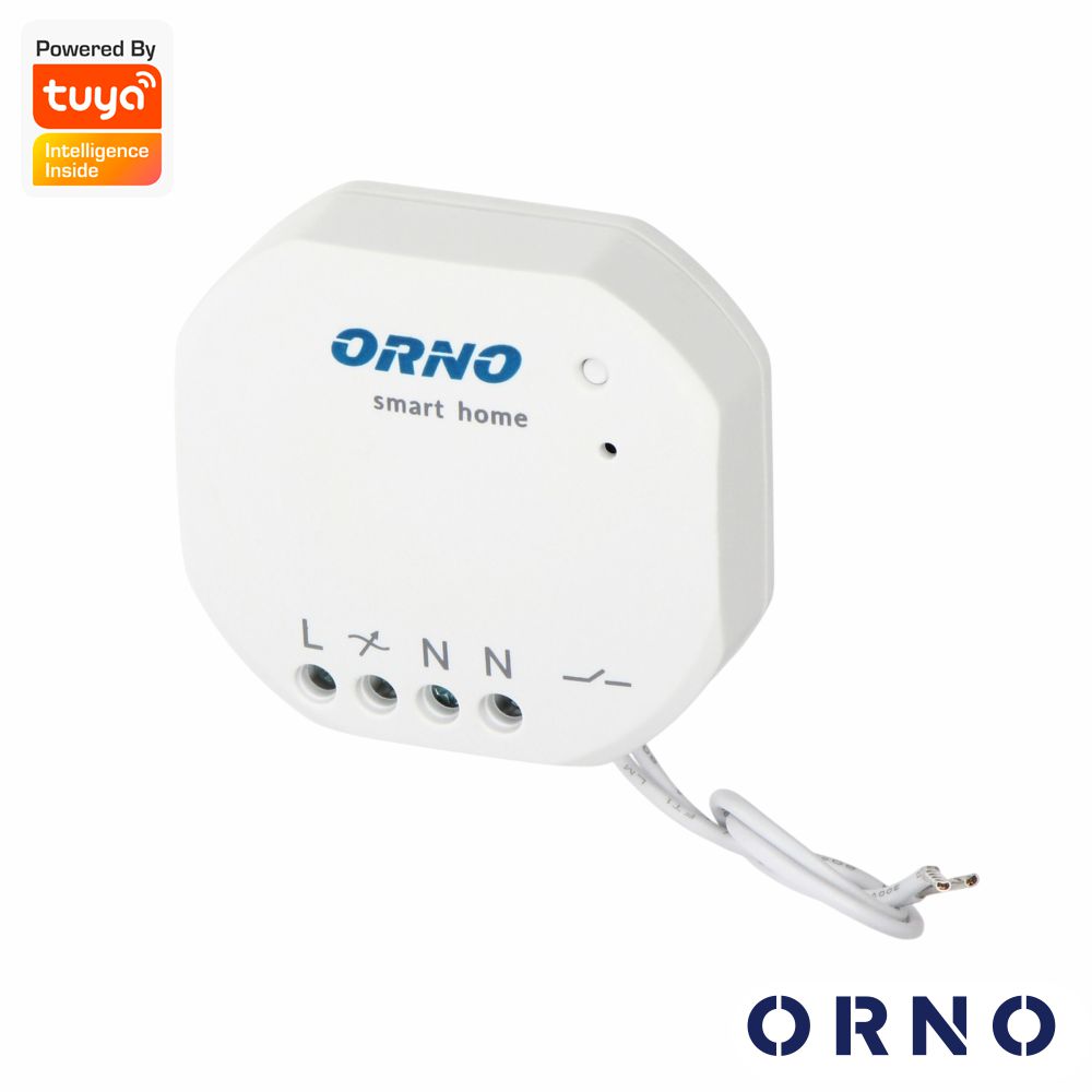 Mini Receptor C/ Relé S/ Fios Para Iluminação 400W TUYA ORNO