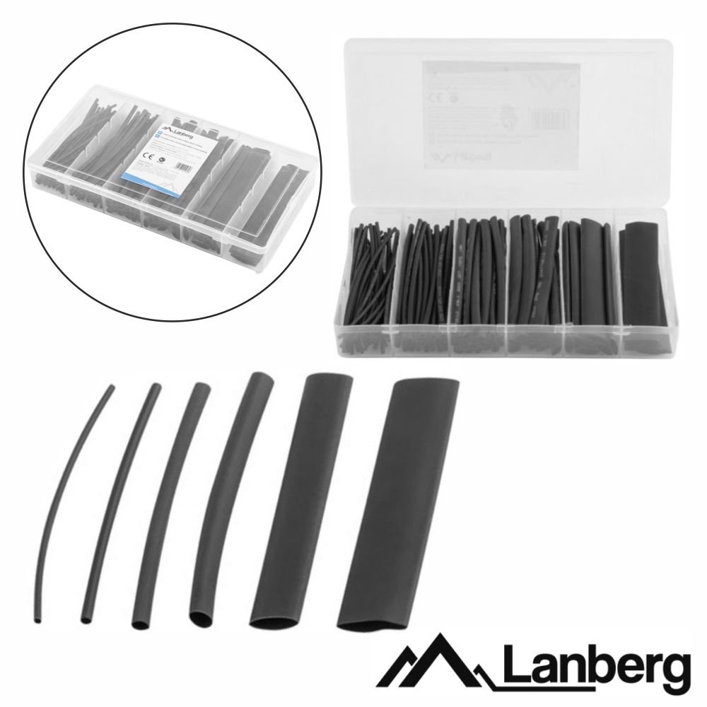 Conjunto de Tubos Manga Termoretráctil 100pcs LANBERG