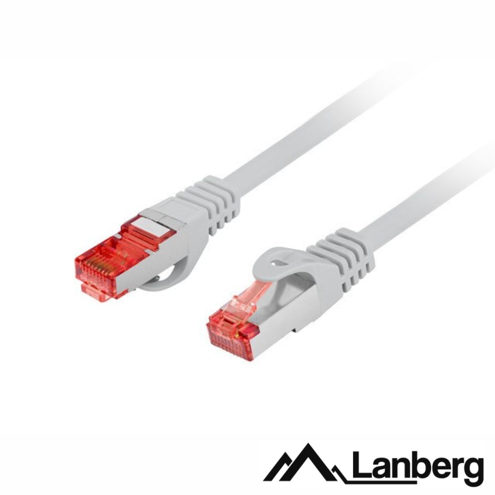 Cabo De Rede S/FTP CAT6 LSZH Cobre Puro 15m Cinzento