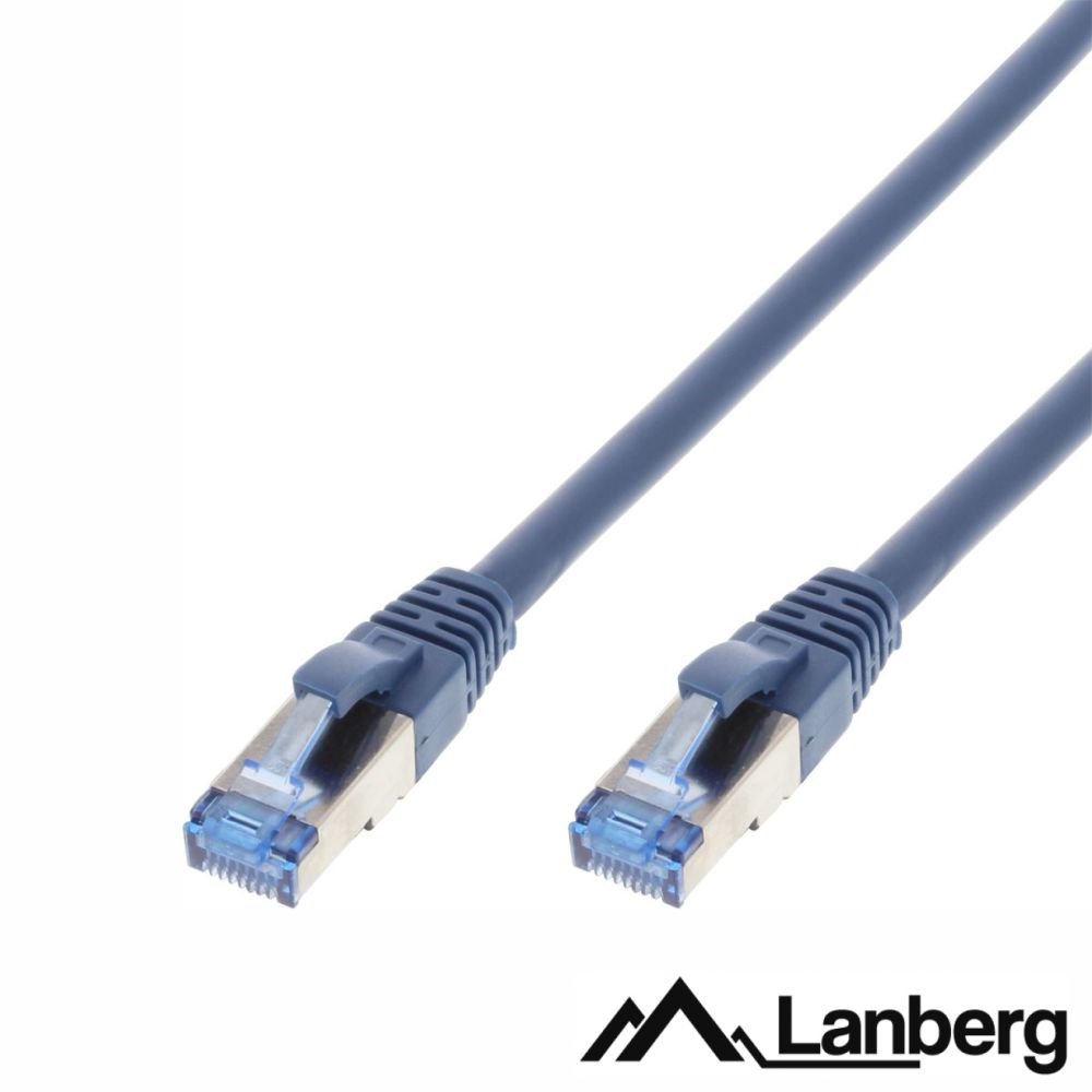 Cabo S/FTP LSZH CAT6A 10m Azul LANBERG
