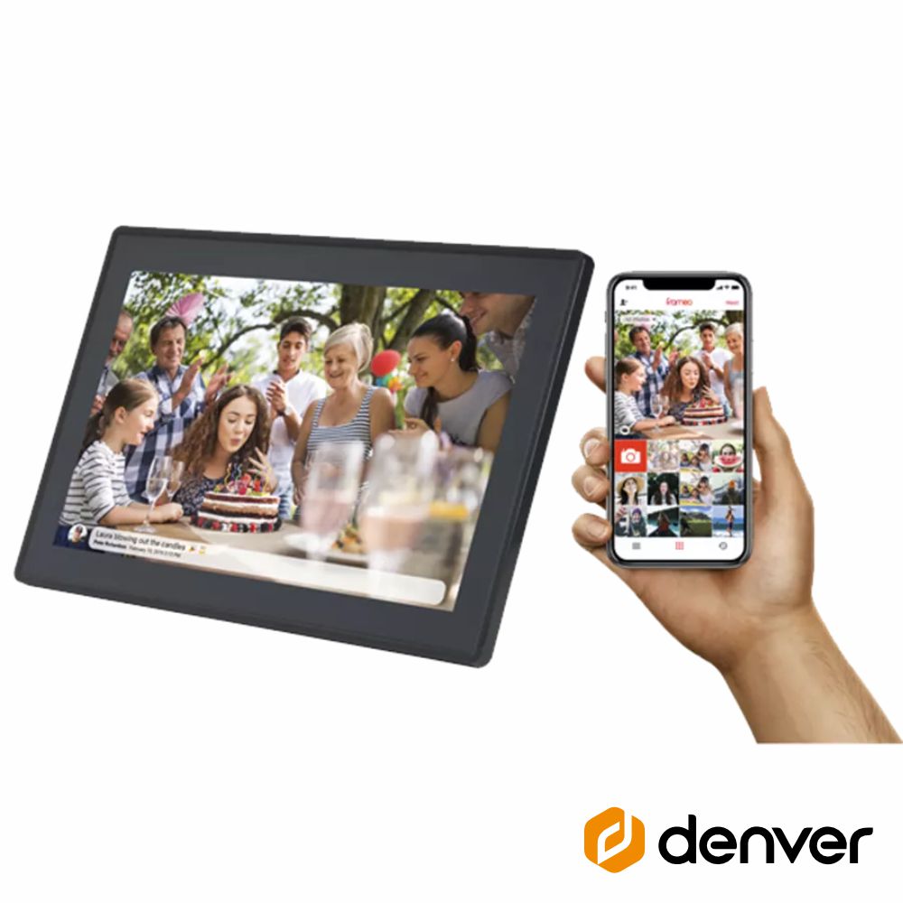 Moldura Digital WIFI FRAMEO 15.6" Preto DENVER