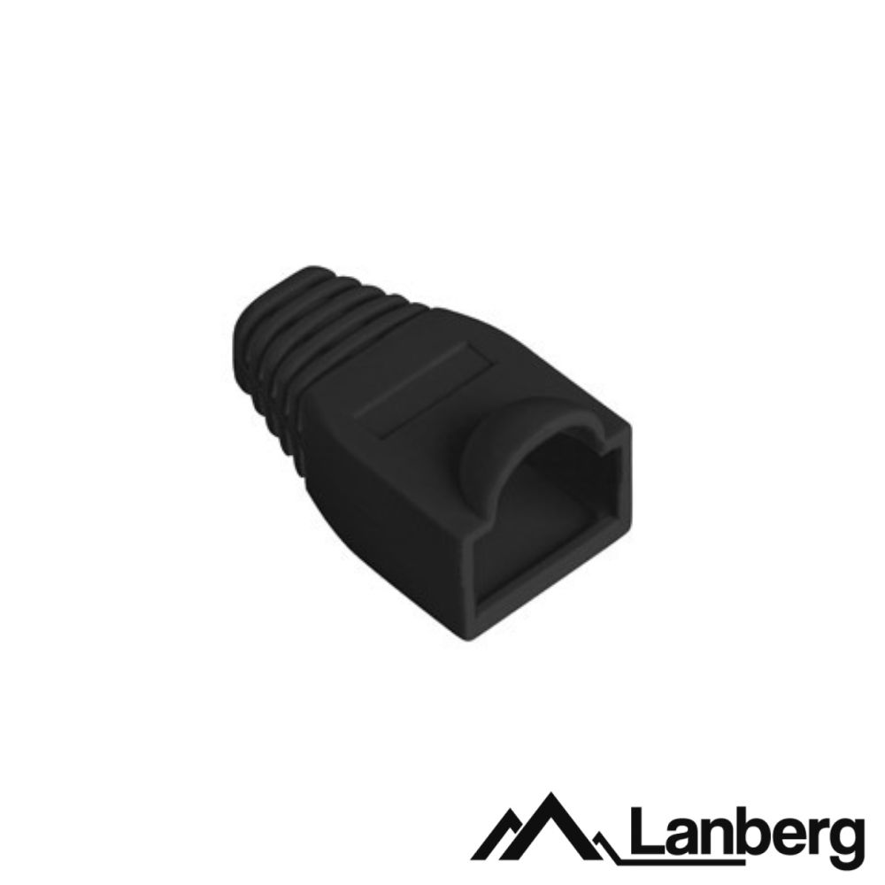 Capa Protectora P/ Conector RJ45 x100 Preto LANBERG