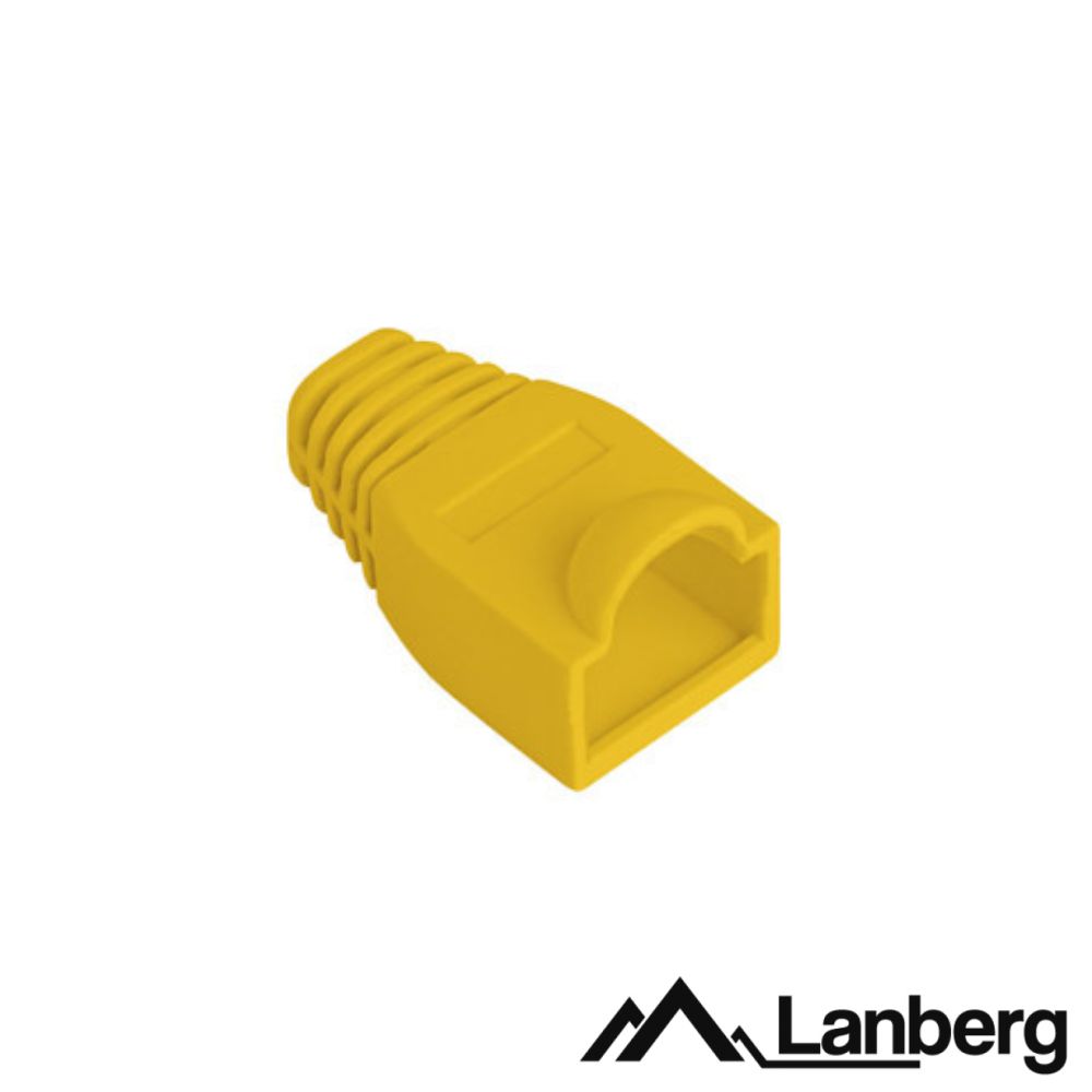 Capa Protectora P/ Conector RJ45 x100 Amarelo LANBERG