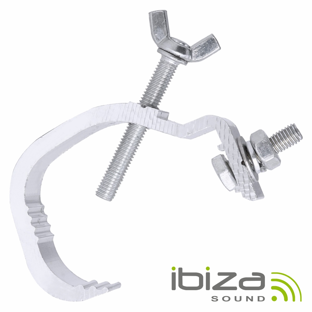 GANCHOS P/ PROJETORES FORMA G PRATEADO 20KG IBIZA