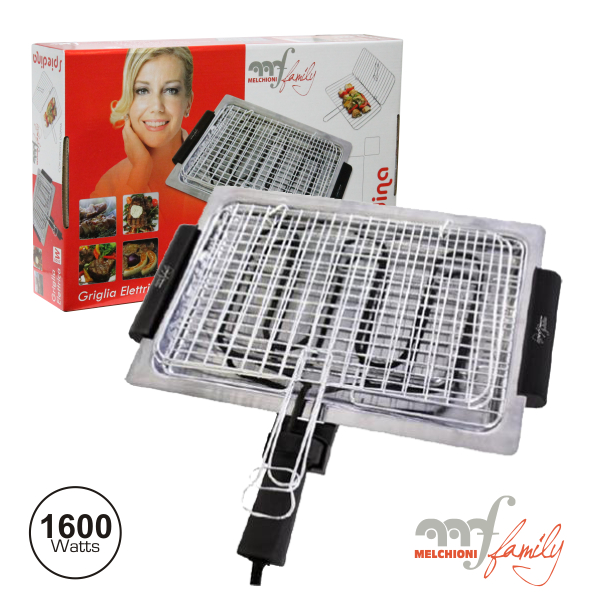 SPIEDINA Grelhador electrico c/ grelha 1600W MELCHIONI FAMILY