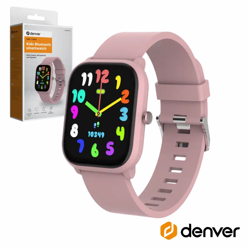 Smartwatch Bluetooth 1.75" Criança Rosa DENVER
