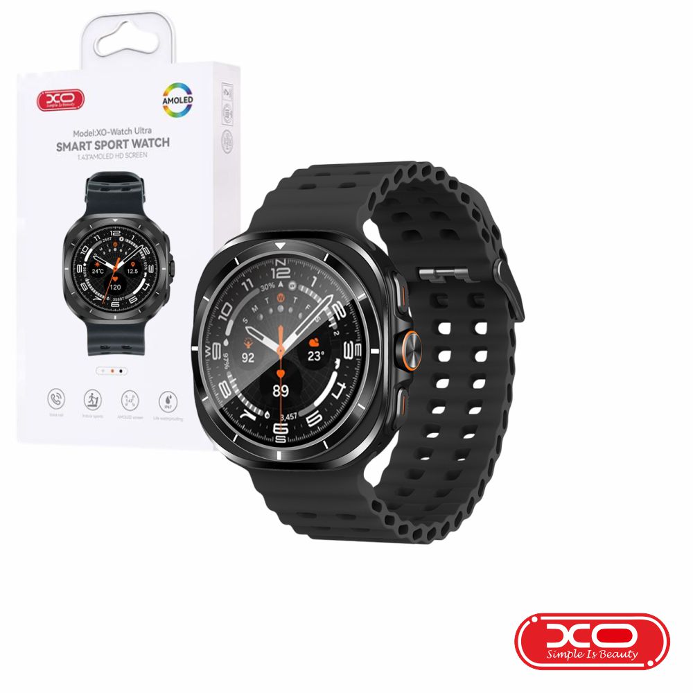 SmartWatch AMOLED 1.43" P/ Android/IOS Preto XO