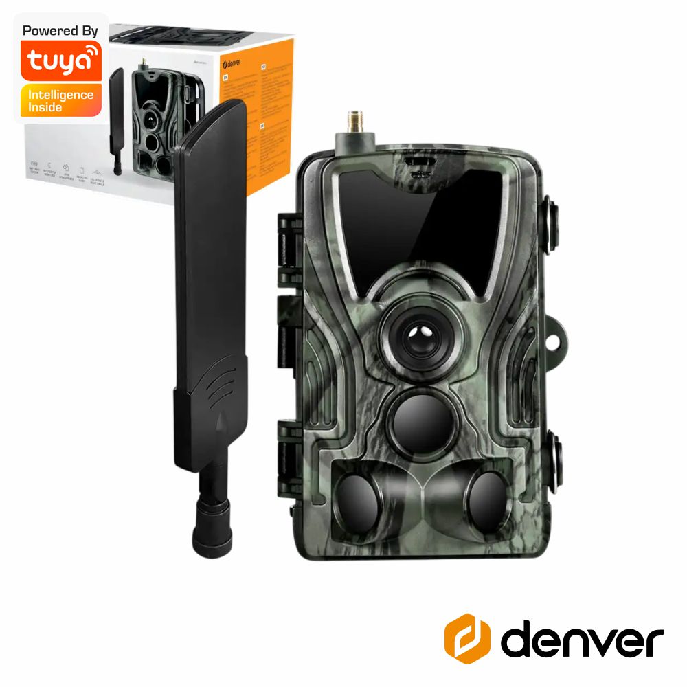 Câmara de Caça Cmos 8MP 4G 120º PIR IP65 TUYA DENVER