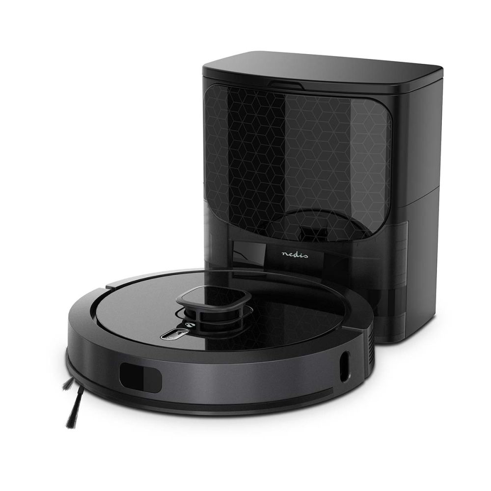 Robô Aspirador Inteligente WiFi Com Base Autolimpeza NEDIS