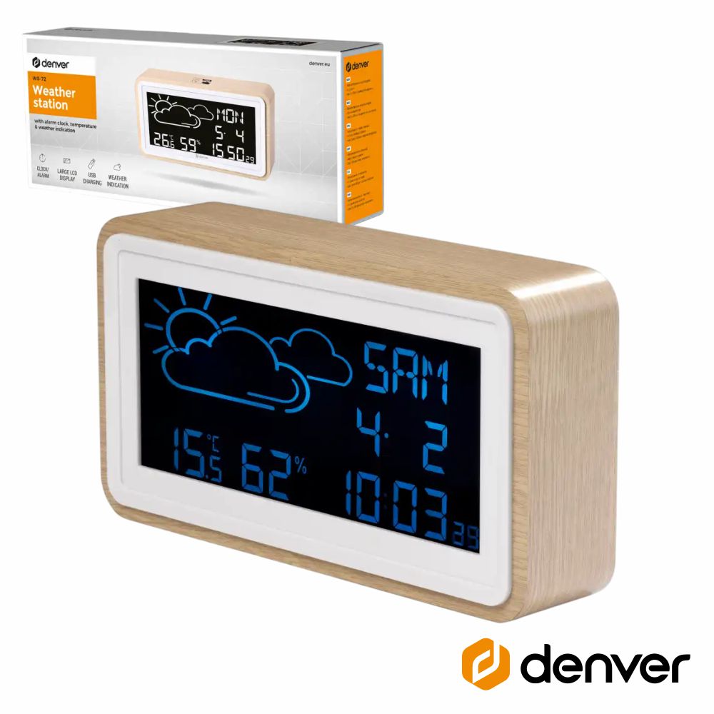 Estação Meteorológica S/ Fios C/ Visor DENVER