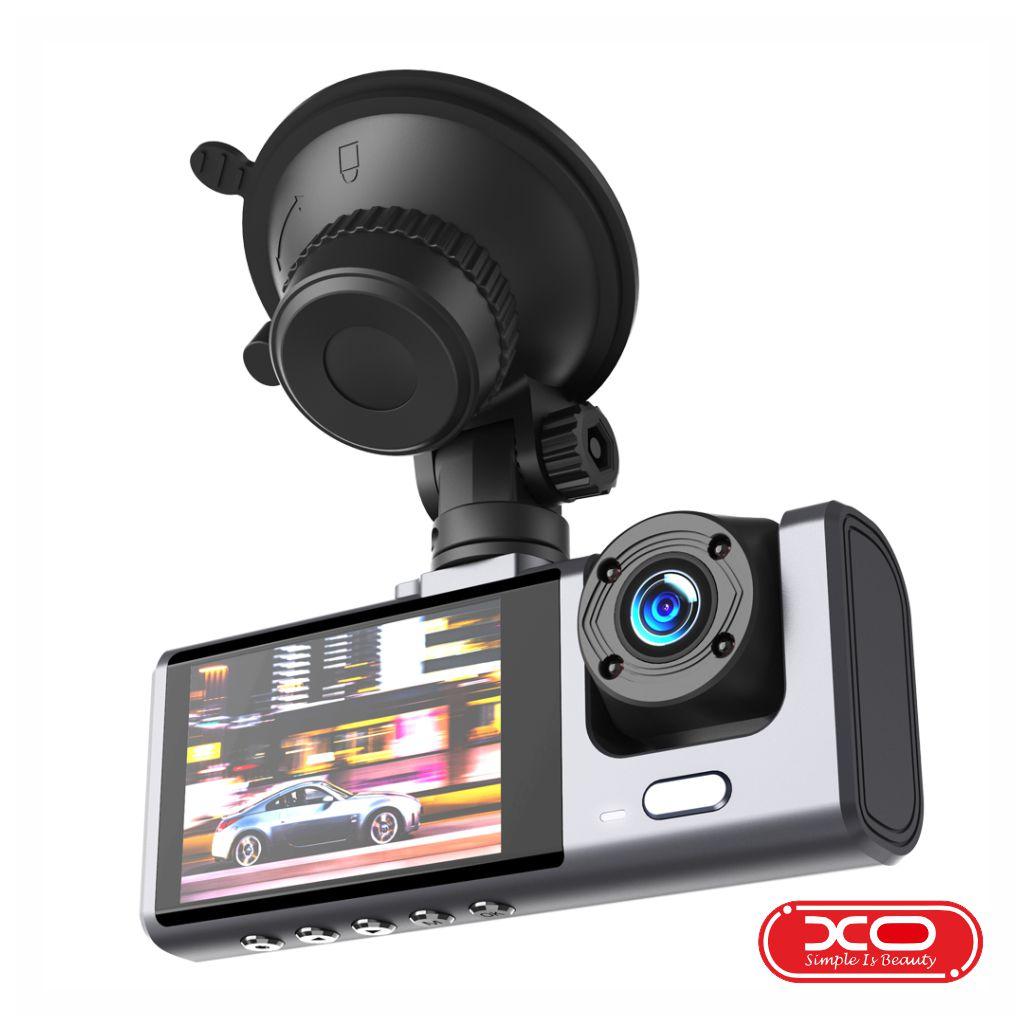 XO-XJ03 Câmara segurança full hd 12mp p/ auto 2 lcd 140º xo