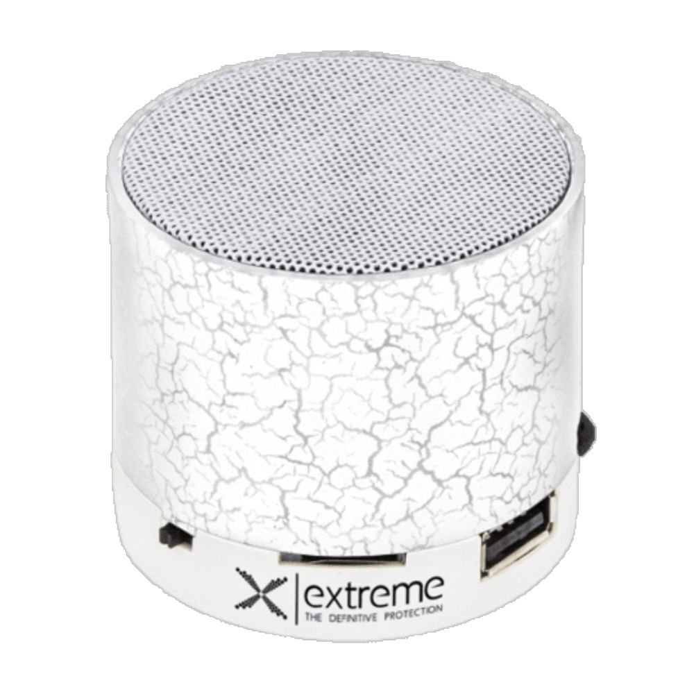 COLUNA BLUETOOTH PORTÁTIL 3W SD/BAT/LED BRANCO