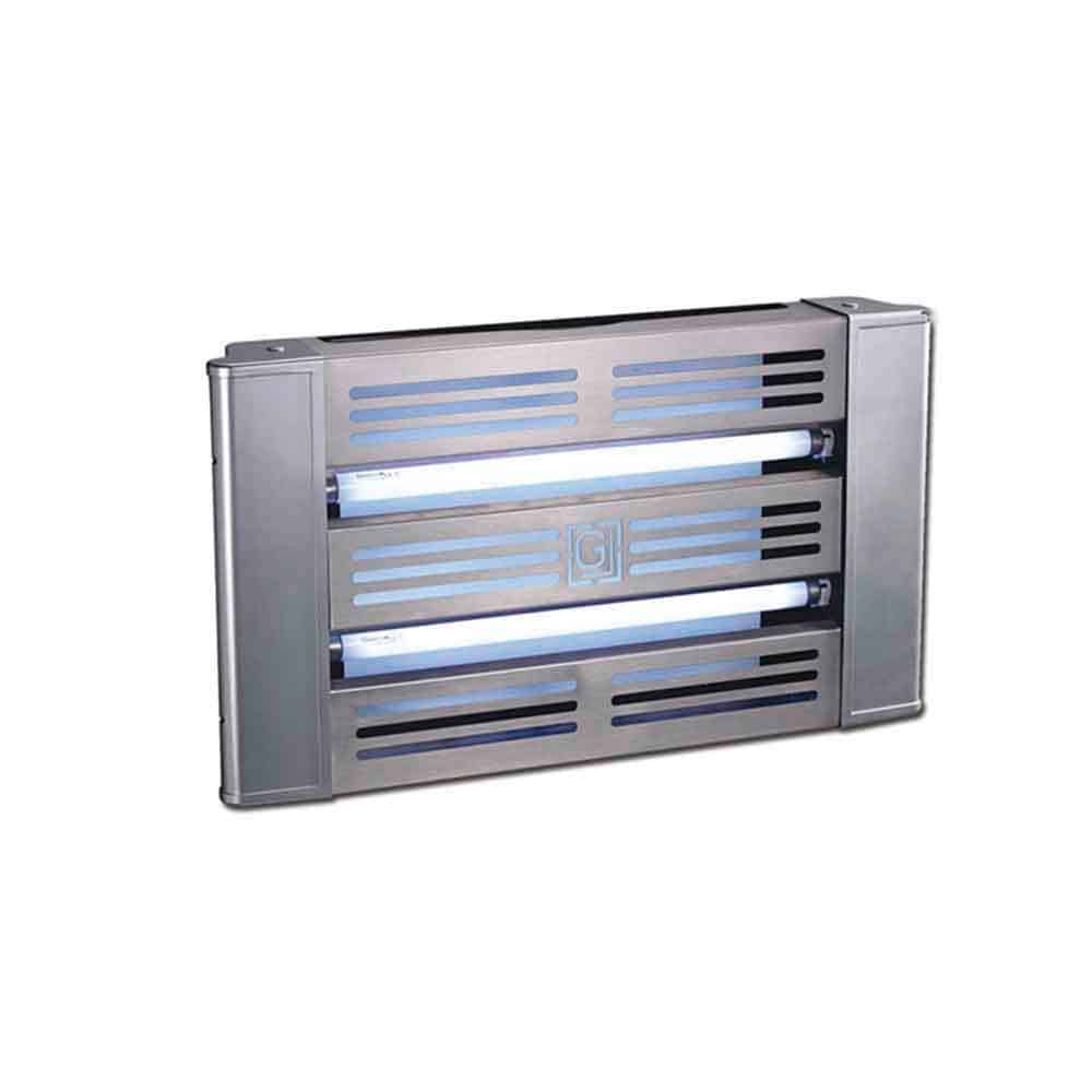Armadilha para insetos com placa adesiva, para uso interno, 2 x 15 w, 100 m², 61 x 8,5 x 35 cm