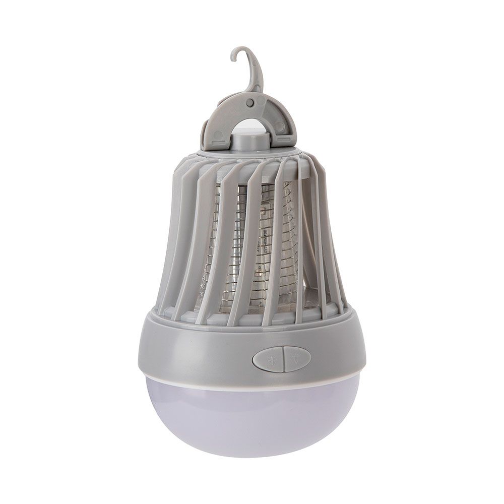 ARMADILHA PARA MOSQUITOS E LÂMPADA PORTÁTIL PARA USO INTERNO/EXTERNO, 25 m², Ø9,5 cm x 13,5 cm