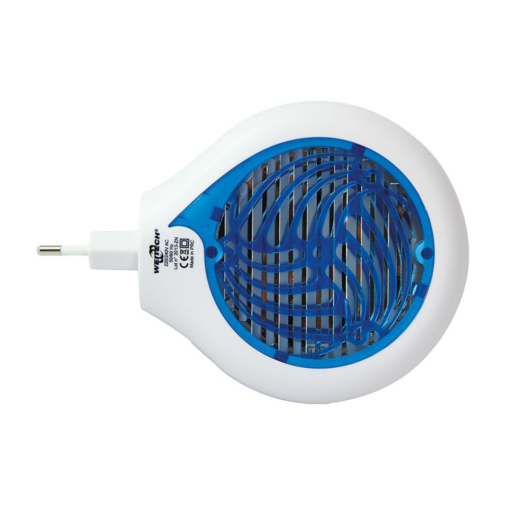 Mata-insetos inzzzector4 led u.v, 1,5w, 20 m²