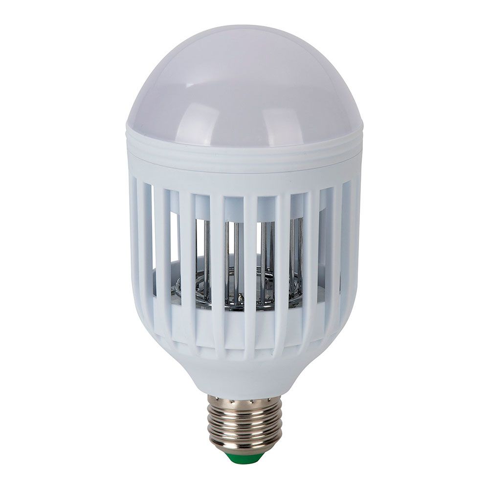 Armadilha para mosquitos e lâmpada para uso interno/externo, 5 w, 30 m², ø7,8 x 15,5 cm