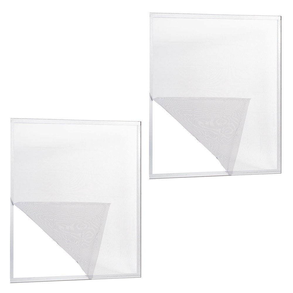Mosquiteiro adesivo, branco, 120 x 240 cm, 2 peças de 65 x 240 cm