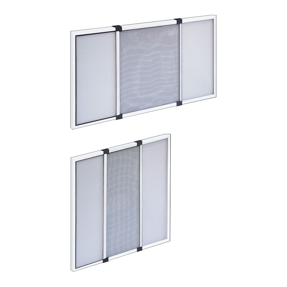 Mosquiteiro com armação extensível, branco, 50-92 x 40 cm