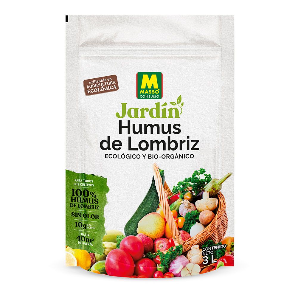 Adubo humus 100% minhocas eco 3 l