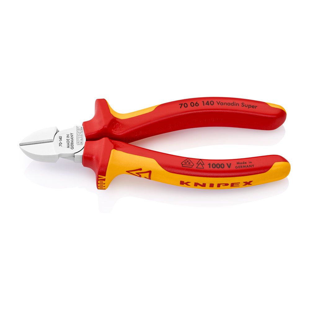 Alicate de corte diagonal 140 x 54 x 25 mm