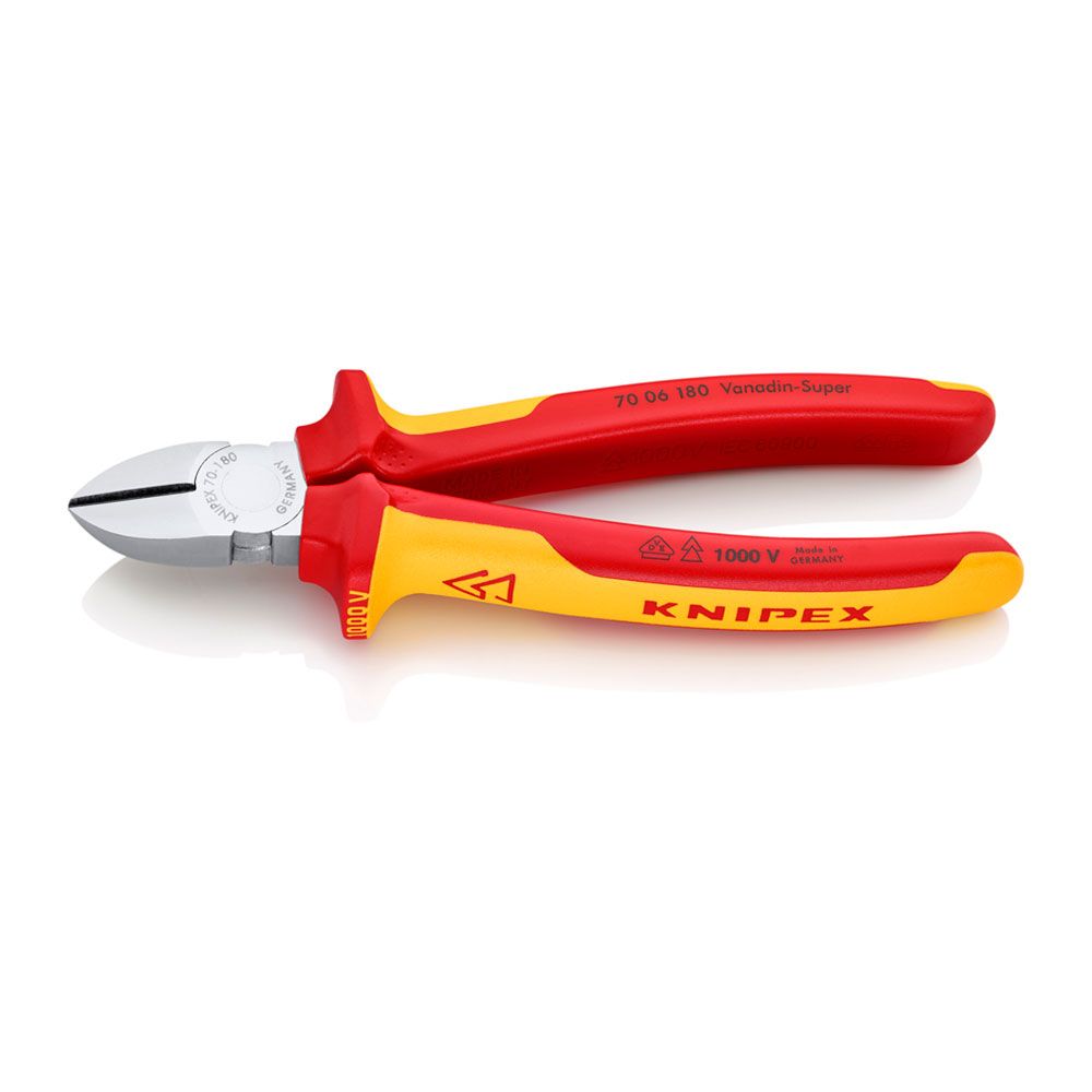 Alicate de corte diagonal 180 x 56 x 20 mm