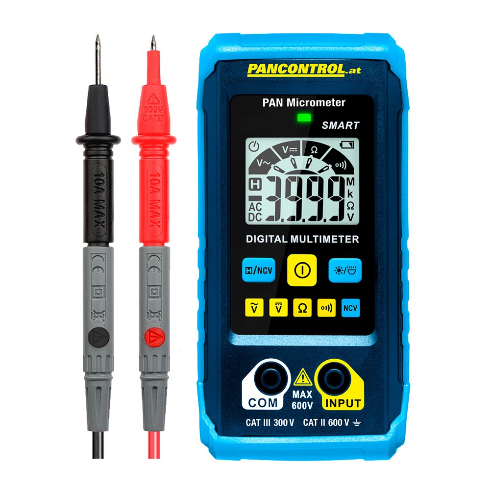 Multímetro digital de bolso pan micrometer cat iii 300 v.