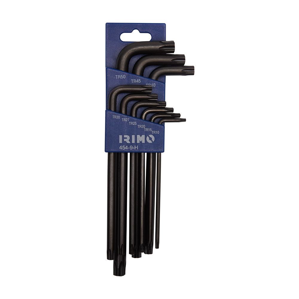 Jogo petaca 9 chaves curvas pavonadas torx® invioláveis t10-t50 454-9-h