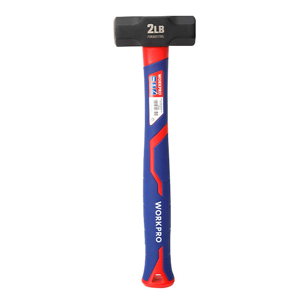 Martelo de picapedrer com cabo de fibra de vidro, 1000 g
