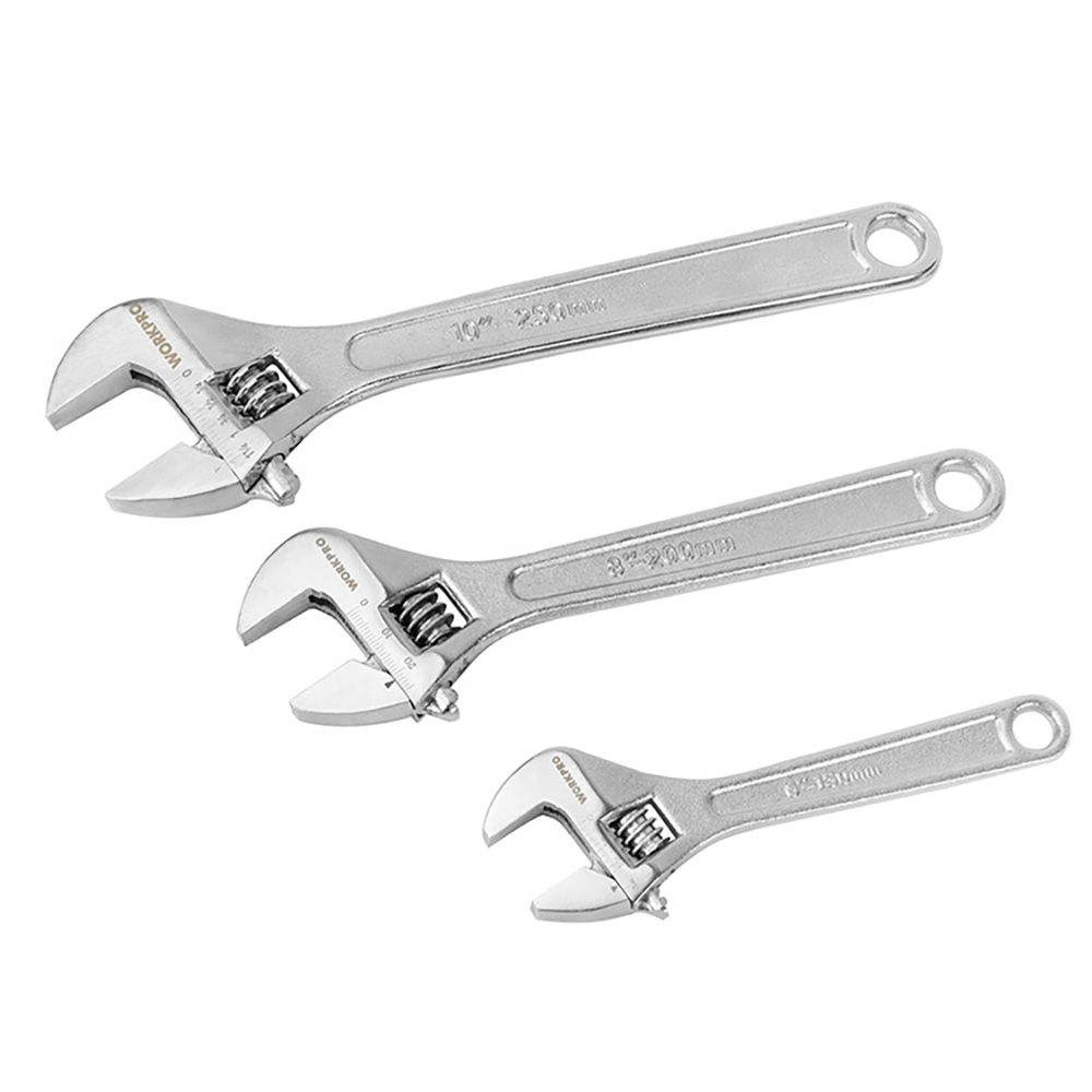 Chave inglesa 150, 200 e 250 mm. conjunto 3 unid