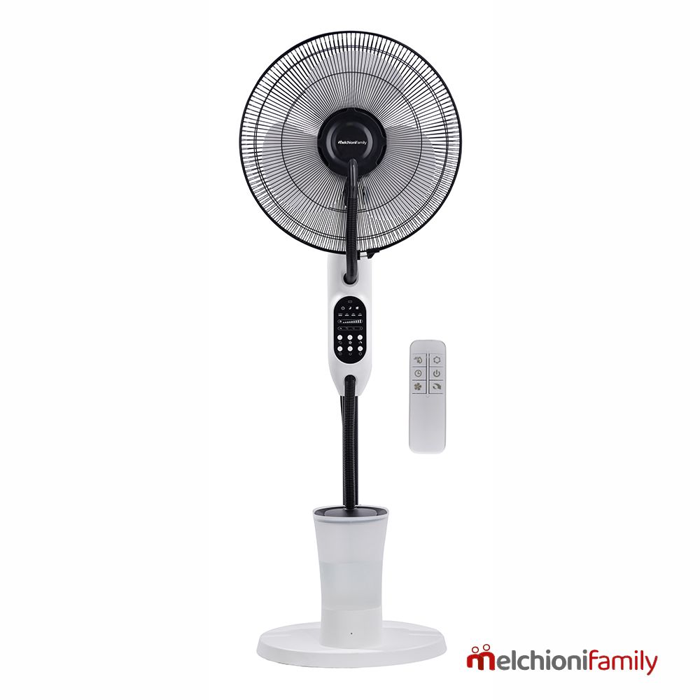 Ventilador de Pé C/ Nebulizador 80W Ø40cm MFAMILY