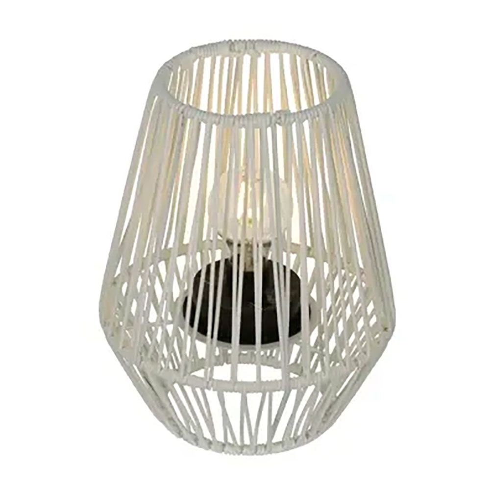Lanterna solar branca, ø22 x 25 cm