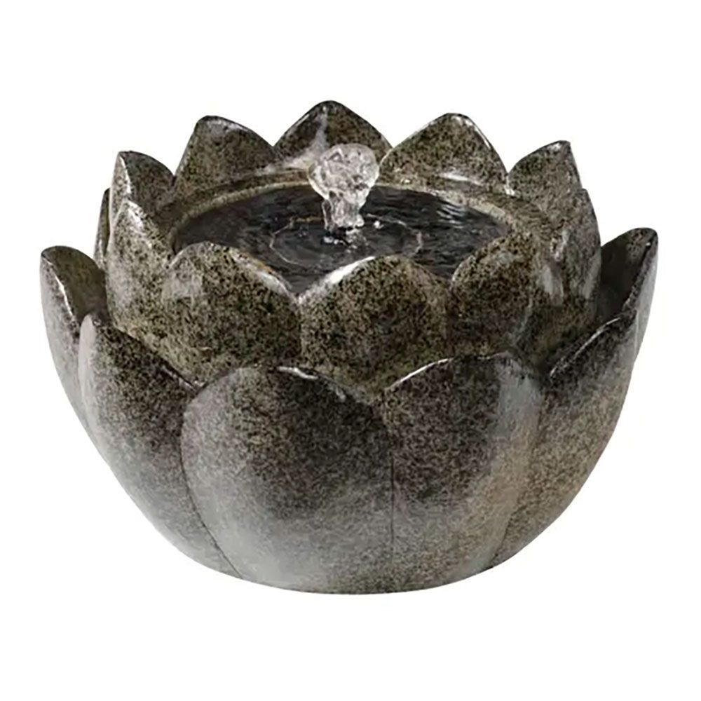 Fonte solar em forma de flor, para exterior, ø23 x 14 cm