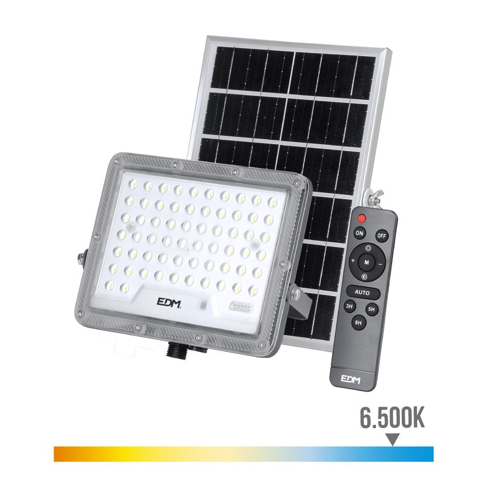 Foco projetor solar slim 200 w 1800 lm 6500 k luz fria