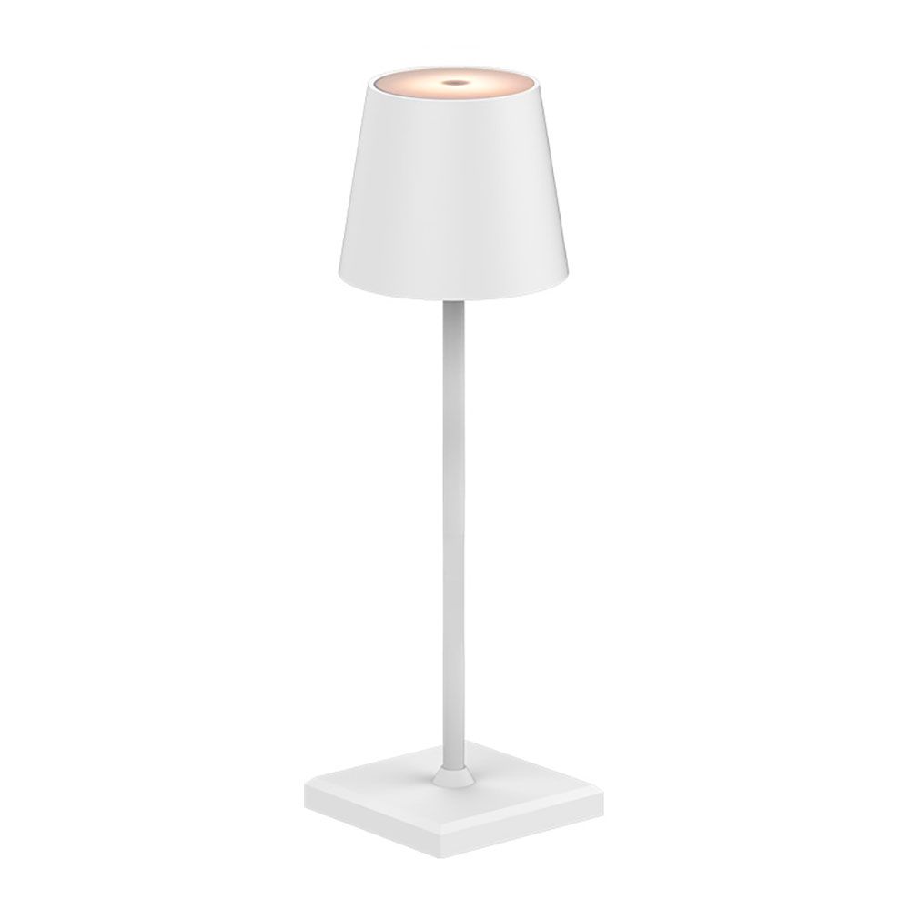 Candeeiro de mesa led, cor regulável, 260 lm, 3,3 w, recarregável via usb, branca