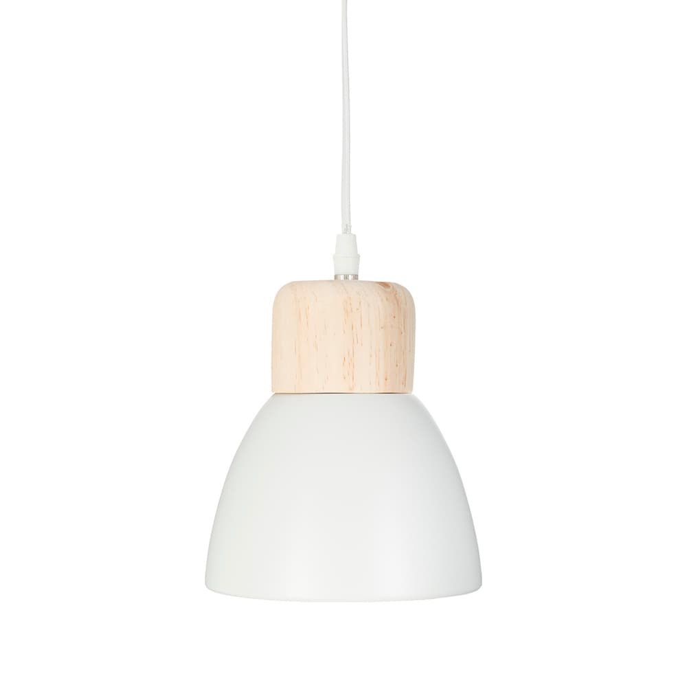 Candeeiro de teto branco 19x15cm e14 lâmpada não incluída