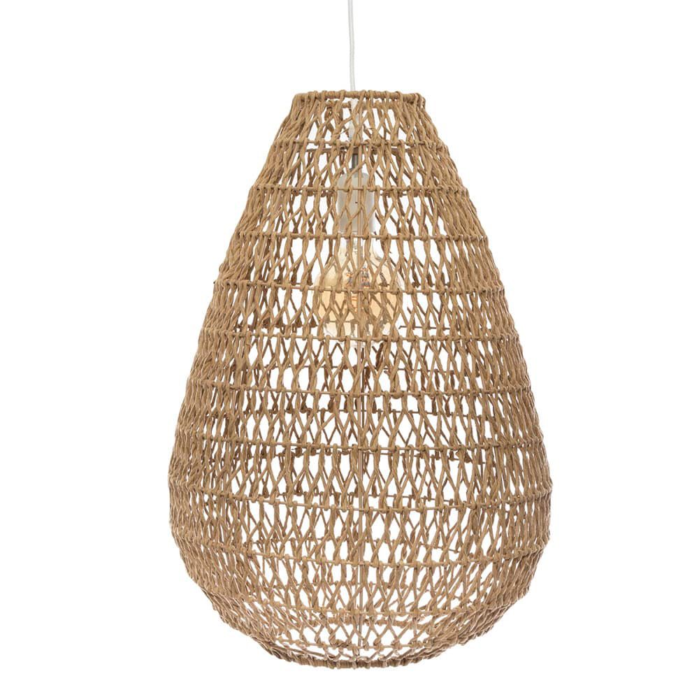 Candeeiro de teto cor areia e27 coleção 'tressé' 55x37,5cm
