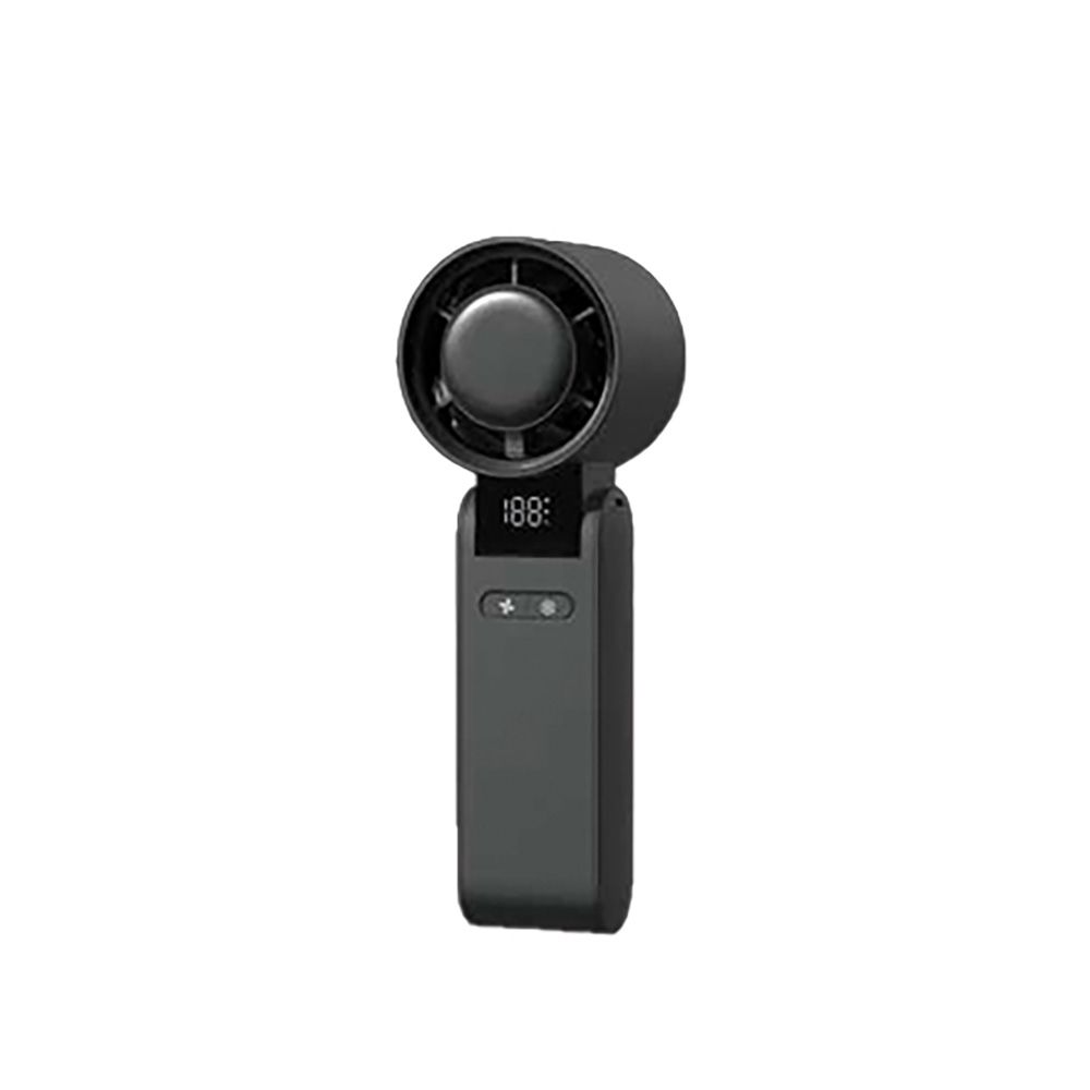 Ventoinha portátil recarregável, 4000 mah, preto