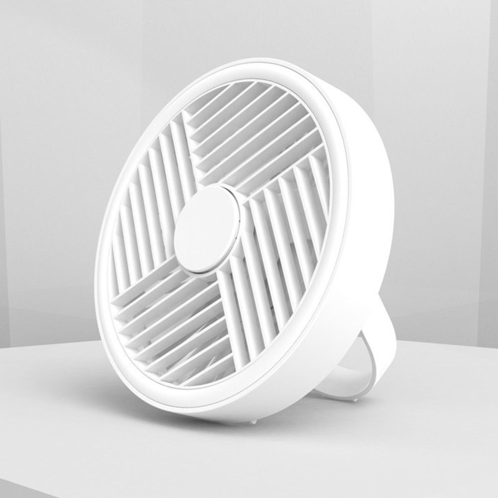 Ventilador de mesa recarregável branco led splash 5,5 w, 6500 k, ø180 x 85 x 160 mm