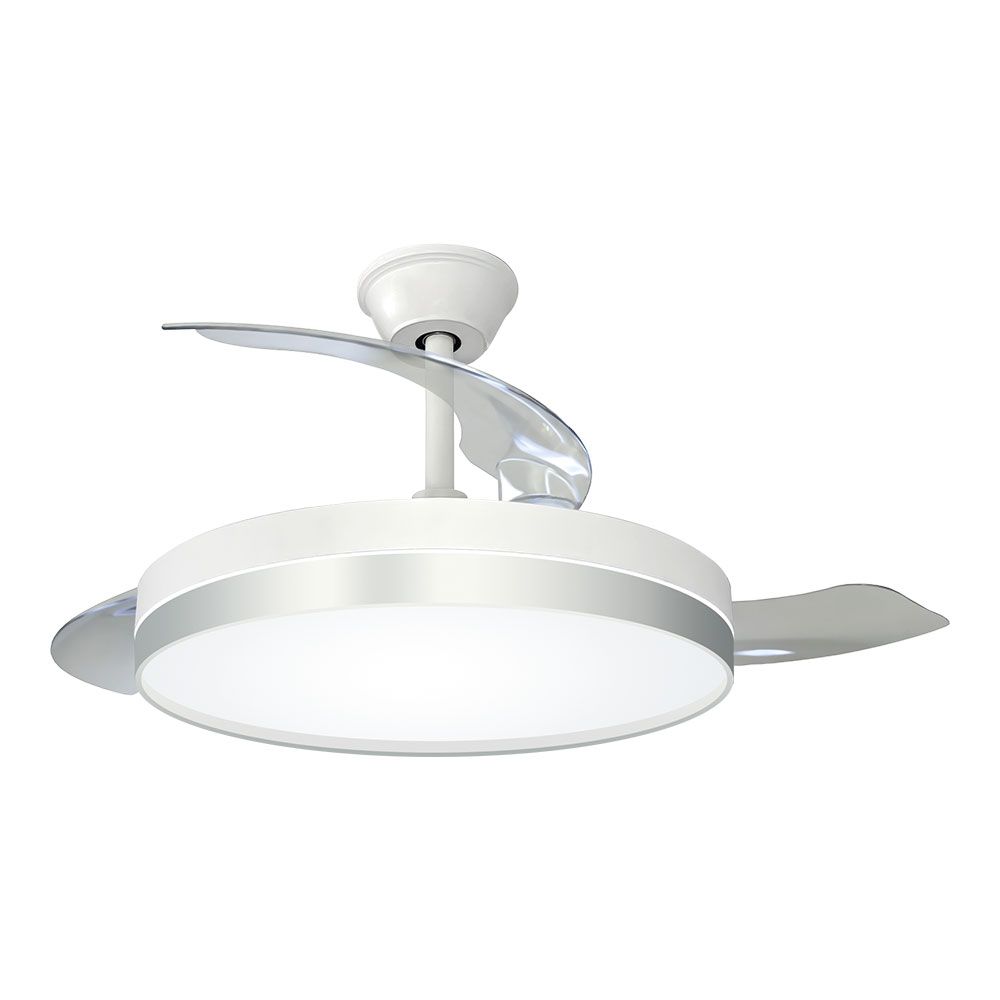 Ventoinha de teto 3cct ø107 cm, prateado