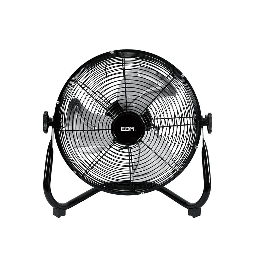 Ventoinha industrial de chão. cor preto. potência: 40w, 57,7 db, pás: ø30 x 41 cm