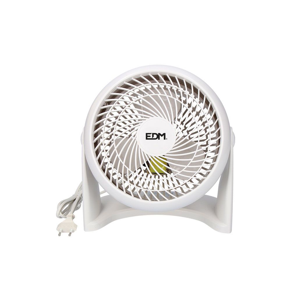 Ventoinha 2 em 1 (chão e parede) cor branco. potência: 50w, 55,65 db, pás: ø18cm 26,5 x 15,5 x 27,7 cm