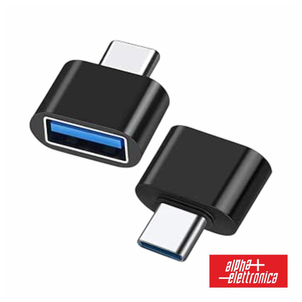 64-541 Ficha adaptadora usb-c macho / usb-a fêmea