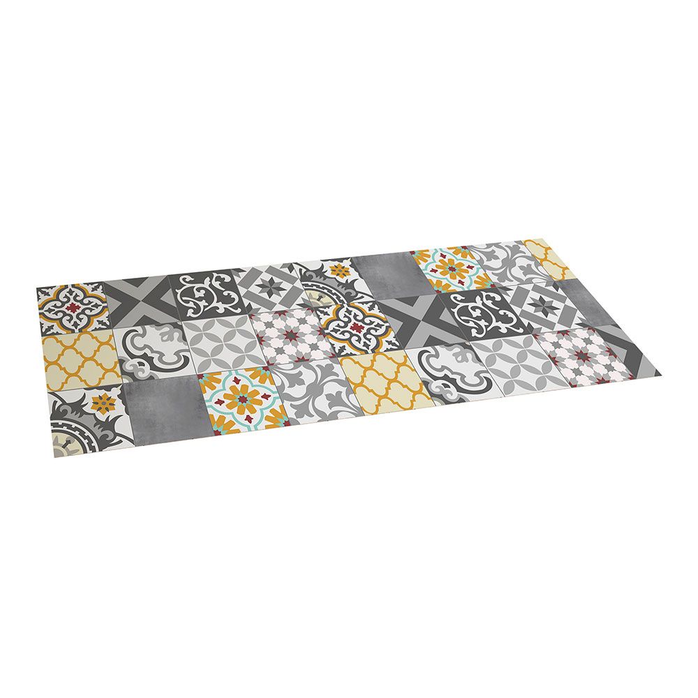 Tapete vinilico croma patch cinzento ambar 50 x 140 cm