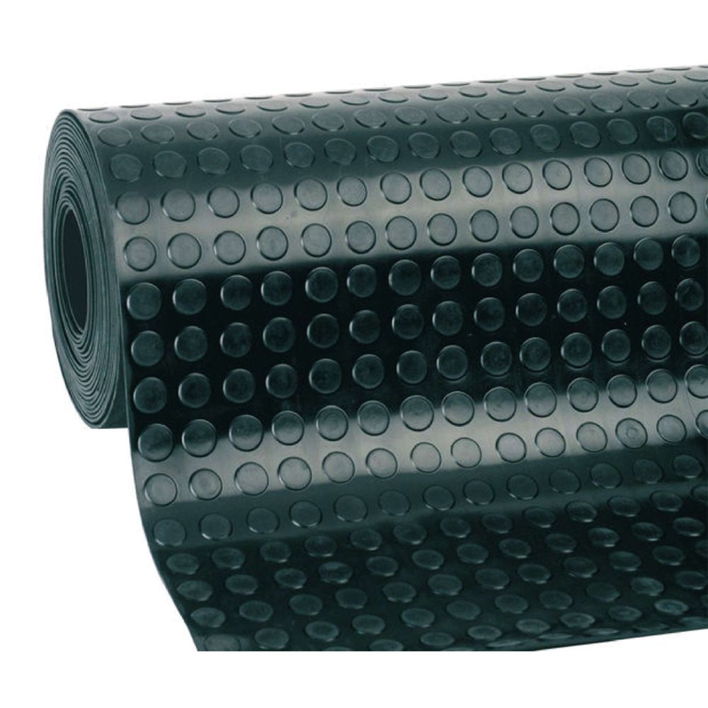 Tapete de borracha em forma de círculos 1 x 10 m