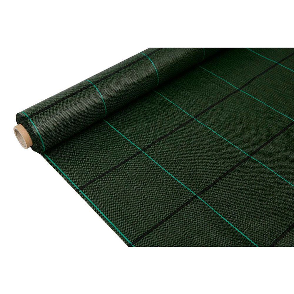 Malha anti-erva 100 g/m² verde 1 x 10 m