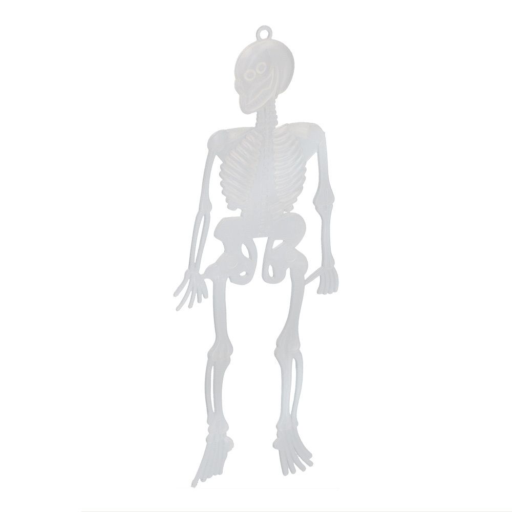 Esqueletos de halloween que brilham no escuro, 15 cm, 10 uds